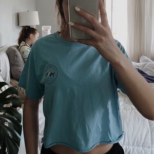 Fish Hippie cropped t shirt